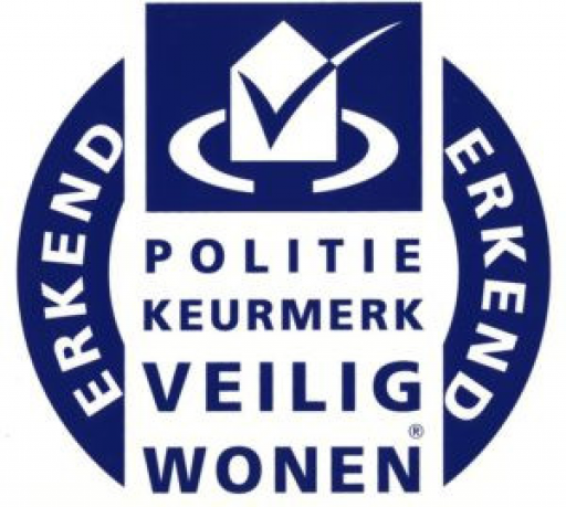 Logo Politiekeurmerk Veilig Wonen